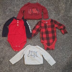 4 Long Sleeve Onesies